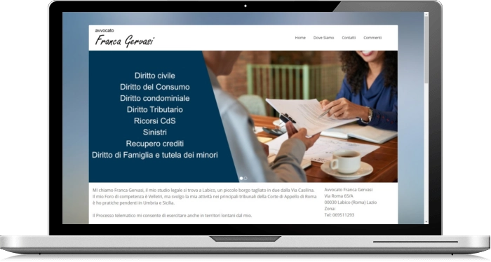 Sito Web Vetrina Esempio 16