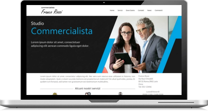 Sito Web Vetrina Esempio 8