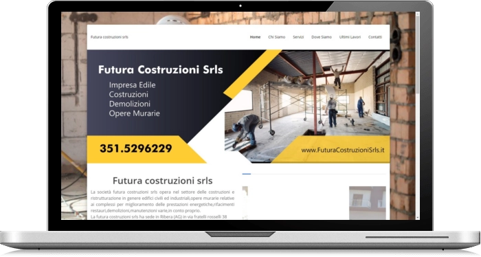 Sito Web Vetrina Esempio 4